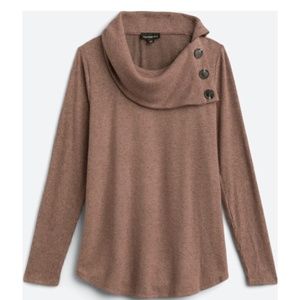 Fortune + Ivy Detailed Brushed Knit Top Size Large